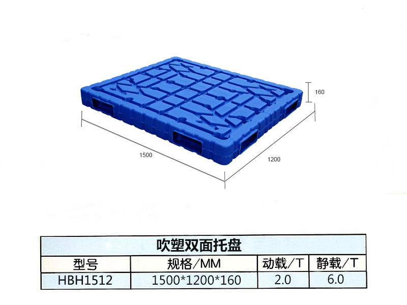 吹塑雙面1500*1200*160